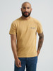 WRANGLER PALE GOLD HEATHER PRINT - MENS TEE  - 112365656