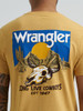 WRANGLER LONG LIVE COWBOYS GOLD HEATHER - MENS TEE  - 112365669