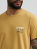 WRANGLER LONG LIVE COWBOYS GOLD HEATHER - MENS TEE  - 112365669