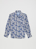 WRANGLER BLUE/WHITE PAISLEY PRINT - KIDS BOYS SHIRT - 112367941