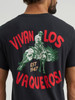 WRANGLER VIVAN LOS VAQUEROS JET BLACK - MENS TEE  - 112365306