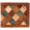 HOOEY ROUGHY OSTRICH PRINT BIFOLD - ACCESSORIES WALLET  - RBF009-BRTQ