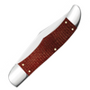 CASE DARK RED BURLAP SMOOTH HUNTER - ACC KNIVES  - 12274