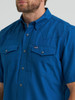 WRANGLER PERFORMANCE SNAPS BLUE - MENS SHIRT  - 112369424