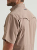 WRANGLER PERFORMANCE SNAP TAN - MENS SHIRT  - 112369444