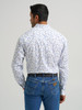 WRANGLER GEORGE STRAIT NAVY/WHITE PRINT - MENS SHIRT  - 112368199