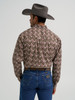WRANGLER GEORGE STRAIT BROWN PAISLEY - MENS SHIRT  - 112368230