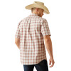ARIAT PRO SERIES GASTON BRICK PLAID - MENS SHIRT  - 10054684