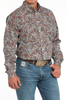 CINCH RED PAISLEY PRINT - MENS SHIRT  - MTW1105947