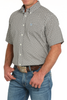 CINCH CREAM MEDALLION PRINT - MENS SHIRT  - MTW1111491