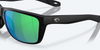 COSTA DEL MAR BROADBILL II MATTE BLACK GREEN - SUNGLASS COSTA DEL MAR  - 9120-07