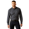 ARIAT RALPH BLACK WRINKLE FREE PRINT - MENS SHIRT  - 10058948