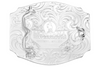 MONTANA SILVERSMITHS HORSEMAN CROSS FILIGREE - ACC BUCKLE  - 55710-929M