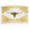 MONTANA SILVERSMITHS SANTA FE SUNRISE LONGHORN - ACC BUCKLE  - 55910-41