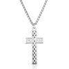 MONTANA SILVERSMITHS WOVEN LEGACY CROSS - ACCESSORIES JEWELRY NECKLACE - AMNC6175
