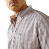 ARIAT ROY GREY PURPLE PLAID - MENS SHIRT  - 10059005
