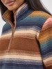 WRANGLER RETRO SHERPA ZIP SUNSET STRIPE - LADIES SWEATSHIRT  - 112367282