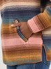WRANGLER RETRO SHERPA ZIP SUNSET STRIPE - LADIES SWEATSHIRT  - 112367282