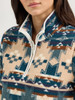 WRANGLER RETRO VINTAGE PULLOVER BLUE - LADIES SWEATSHIRT  - 112367283