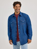 WRANGLER FLANNEL LINED WORK DENIM - MENS SHIRT  - 112367727