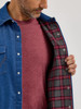 WRANGLER FLANNEL LINED WORK DENIM - MENS SHIRT  - 112367727