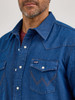 WRANGLER FLANNEL LINED WORK DENIM - MENS SHIRT  - 112367727