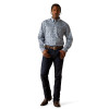 ARIAT STONEY CLASSIF FIT BLUE PRINT - MENS SHIRT  - 10062237