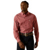 ARIAT TEAM PERL FITTED RED BEIGE - MENS SHIRT  - 10062255