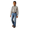ARIAT SHILO CLASSIC FIT BLUE - KIDS BOYS SHIRT - 10062394