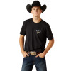 ARIAT STITCHED SKULL FEAR NO EVIL - MENS TEE  - 10062423