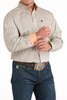 CINCH TENCEL CREAM STRIPE PRINT - MENS SHIRT  - MTW1105963