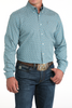 CINCH PRINT MODERN FIT BLUE - MENS SHIRT  - MTW1347137