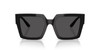 DOLCE & GABBANA DIVA BLACK GOLD LOGO - SUNGLASS DOLCE & GABBANA  - 4446B335587