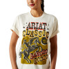 ARIAT NATURAL CLASSIC RODEO PRINT - LADIES TEE  - 10062433