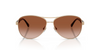 BURBERRY LIGHT GOLD AVIATOR BROWN GRAD - SUNGLASS BURBERRY  - 3080114513
