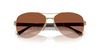 BURBERRY LIGHT GOLD AVIATOR BROWN GRAD - SUNGLASS BURBERRY  - 3080114513