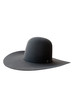 RODEO KING OPEN CROWN 4 1/2" BRIM - HAT FELTS  - OC 7X SLATE FELT