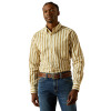 ARIAT BRIGHAM FITTED TAN PRINT - MENS SHIRT  - 10062202