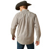 ARIAT PRO TREVOR BURGUNDY PLAID - MENS SHIRT  - 10062189