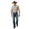 ARIAT PRO TREVOR BURGUNDY PLAID - MENS SHIRT  - 10062189