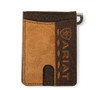 ARIAT MONEY CLIP ROUGH OUT CROCO TAN - ACCESSORIES WALLET  - A3561108