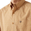ARIAT BURNIS CLASSIC FIT TAN PRINT - MENS SHIRT  - 10062211