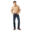 ARIAT BURNIS CLASSIC FIT TAN PRINT - MENS SHIRT  - 10062211