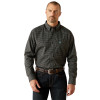 ARIAT BELMONT CLASSIC BLACK PRINT - MENS SHIRT  - 10062207