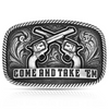 ATTITUDE BY MONTANA SILVERSMITHS FRONTIER SPIRIT BUCKLE - ACC BUCKLE  - A1065S