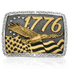 ATTITUDE BY MONTANA SILVERSMITHS INDEPENDENT SINCE 1776 - ACC BUCKLE  - A1062P