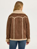 WRANGLER BROWN SHERPA LINED BARN COAT - LADIES JACKET  - 112367385