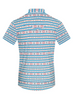 RODEO TEAL SNAP AZTEC PRINT - MENS SHIRT  - MPS110S-1055