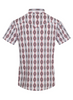 RODEO WHITE AZTEC PEARL SNAP PRINT - MENS SHIRT  - MPS110S-1058