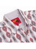 RODEO WHITE AZTEC PEARL SNAP PRINT - MENS SHIRT  - MPS110S-1058